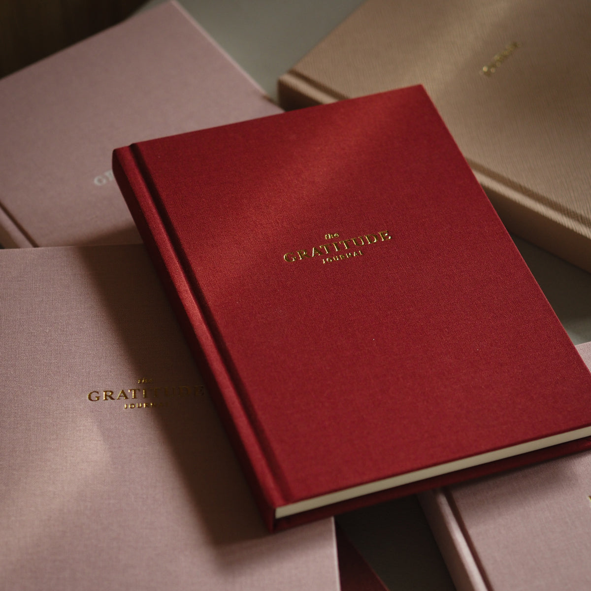 Dziennik wdzieczności bordowy