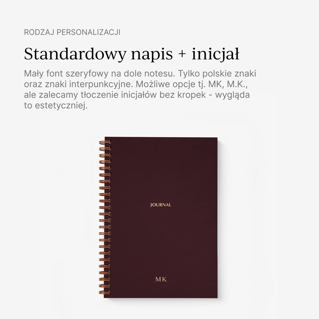 Planer tygodniowy na spirali ROYAL PURPLE