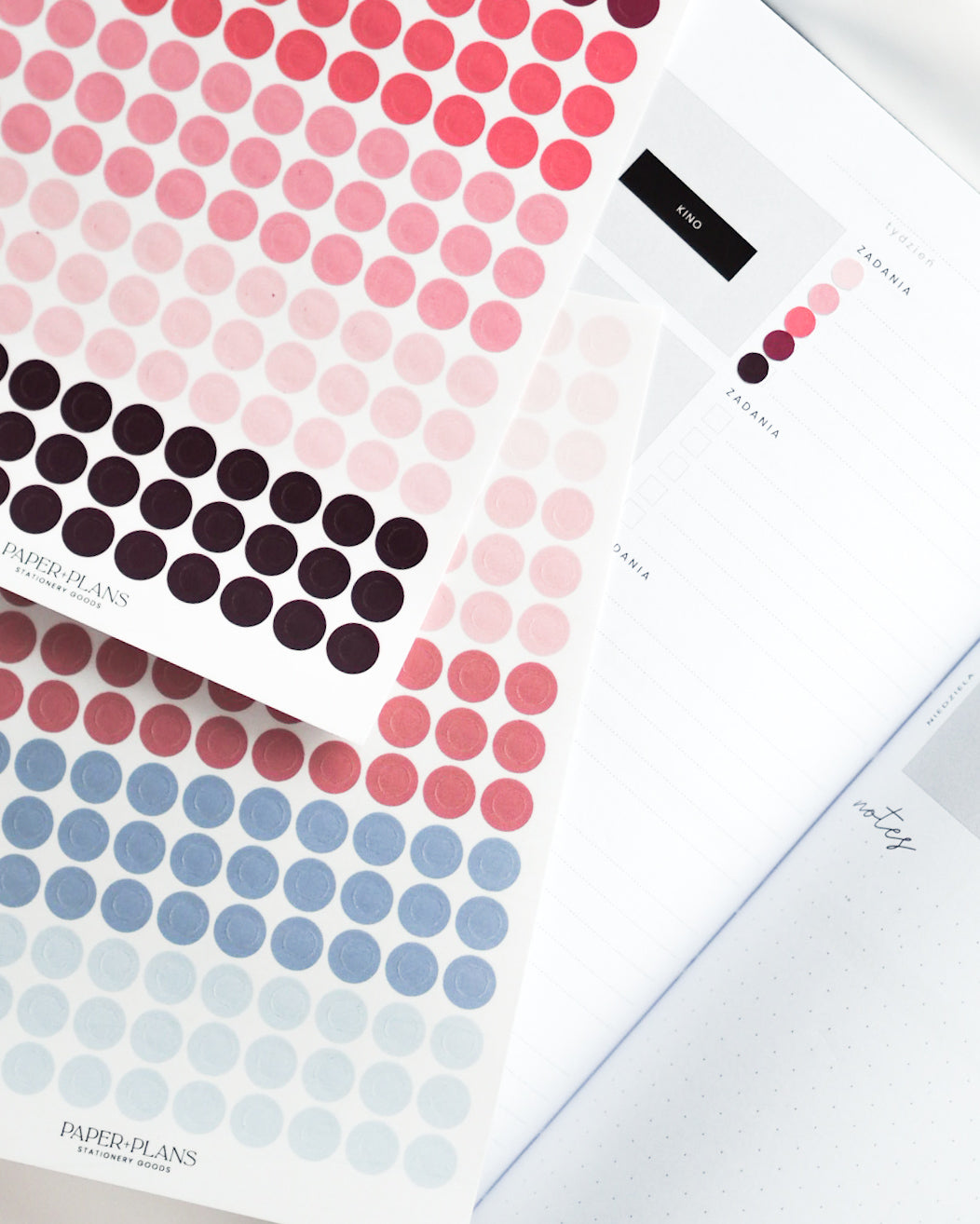 Zestaw naklejek - KROPKI