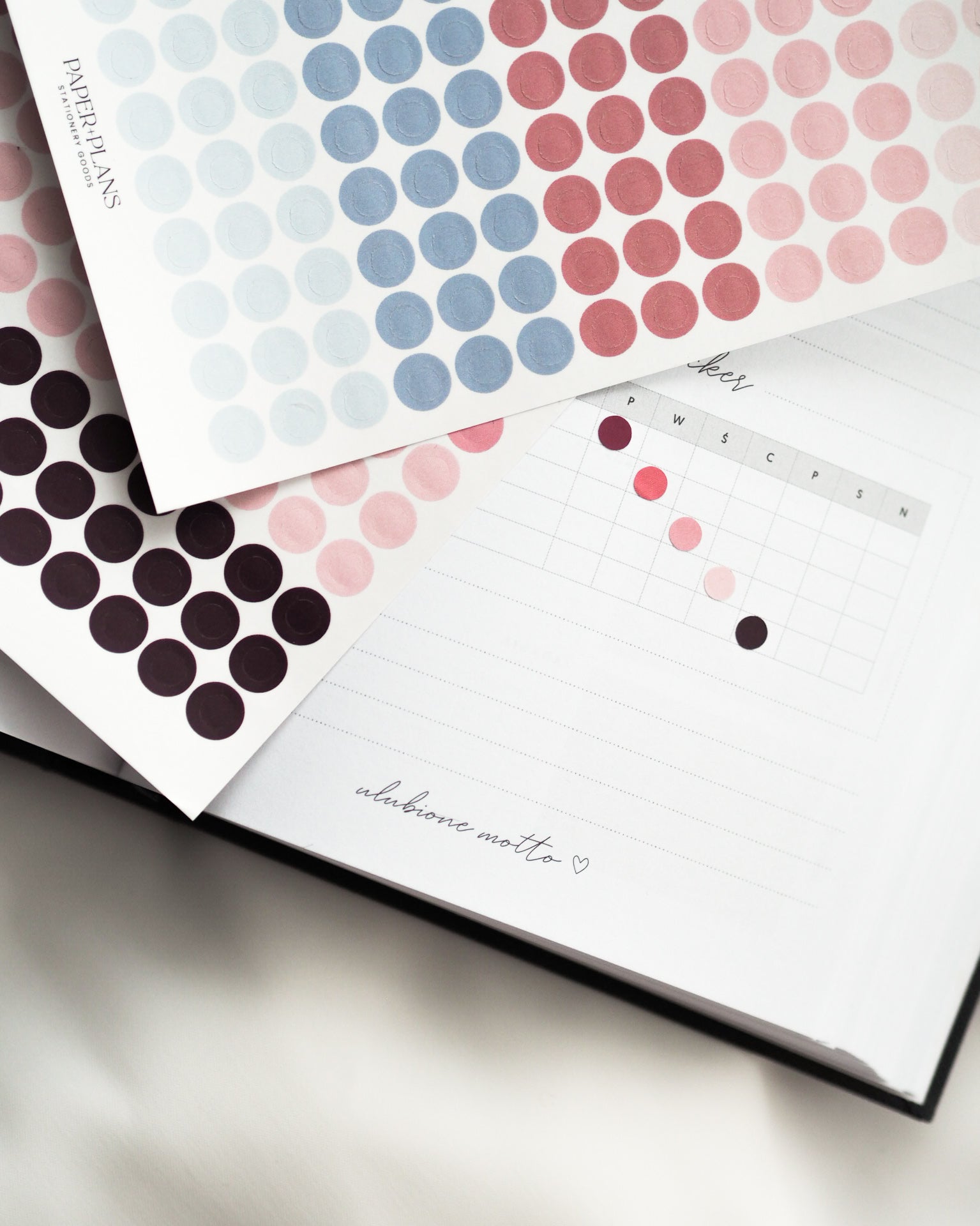 Zestaw naklejek - KROPKI