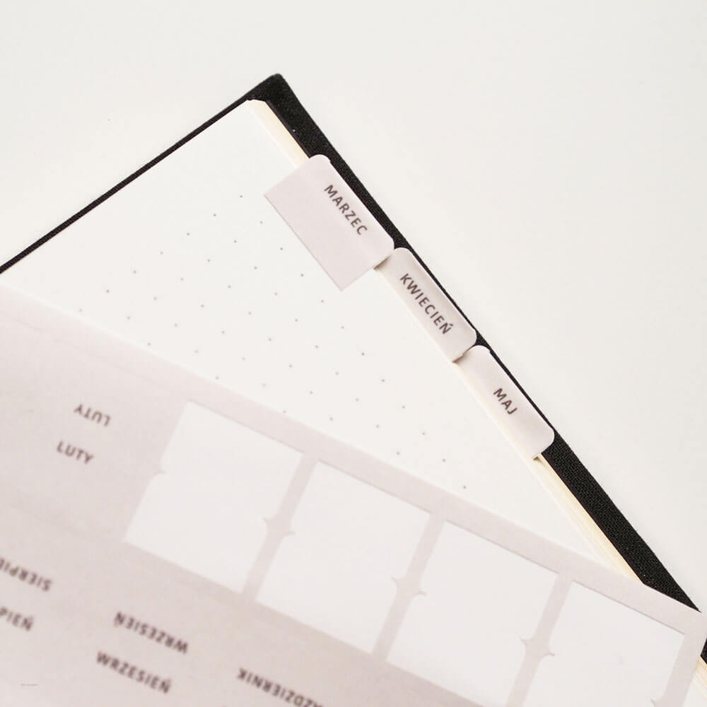 Zestaw DOBRZE ZORGANIZOWANY DZIEŃ - planer z układem godzinowym (kolumnowym)