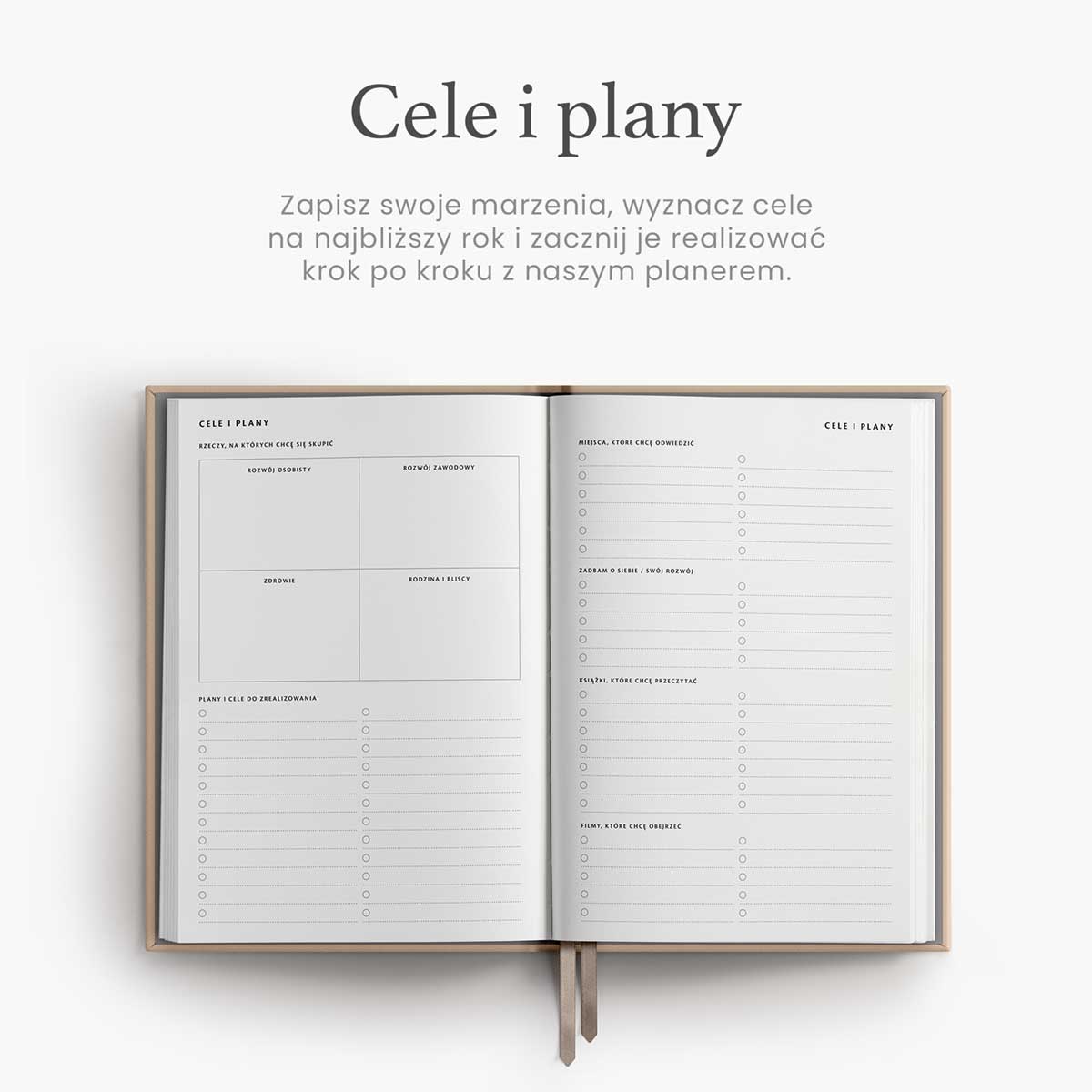 Planer tygodniowy DUST PINK