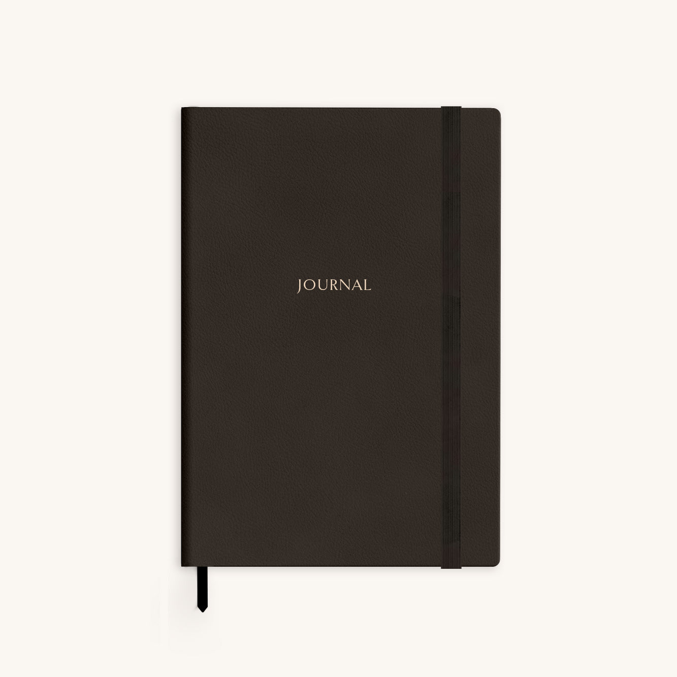 Czarny notes w linie A5