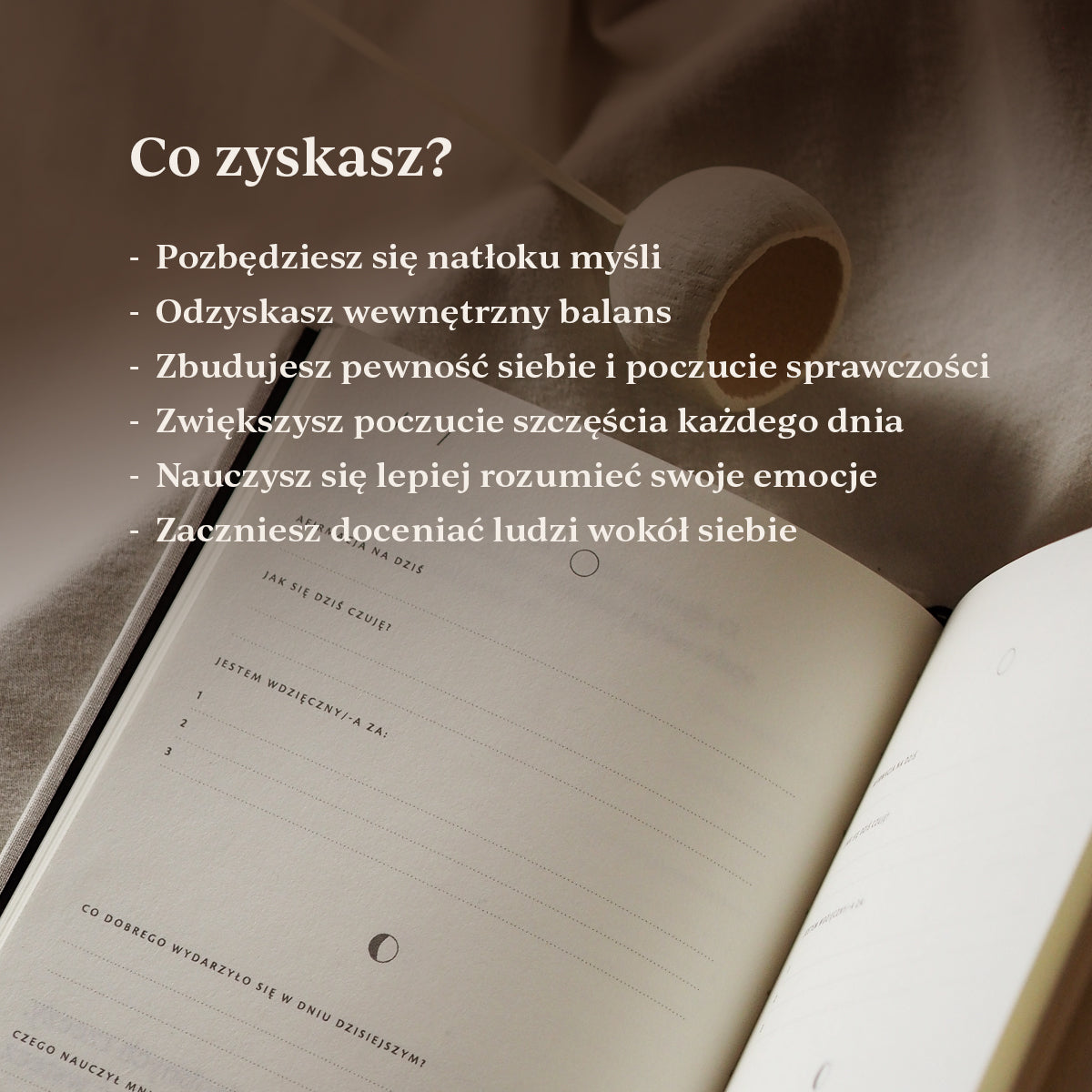 Produkt do świadomego życia - dziennik wdzięczności