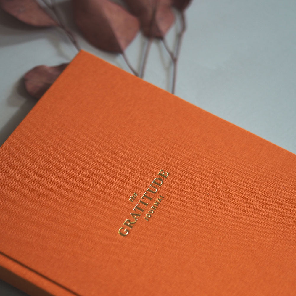 Dziennik wdzieczności Gratitude Journal orange