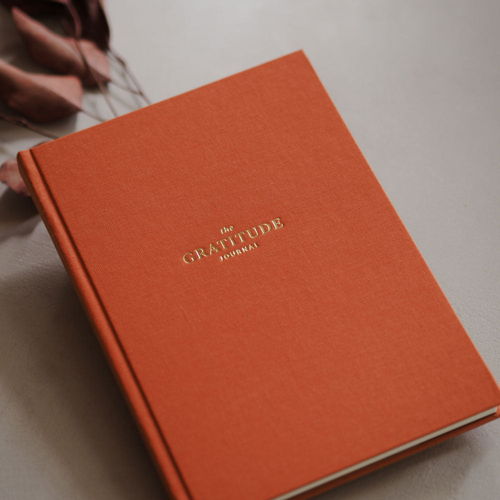 Dziennik wdzięczności Gratitude Journal pomarańczowy