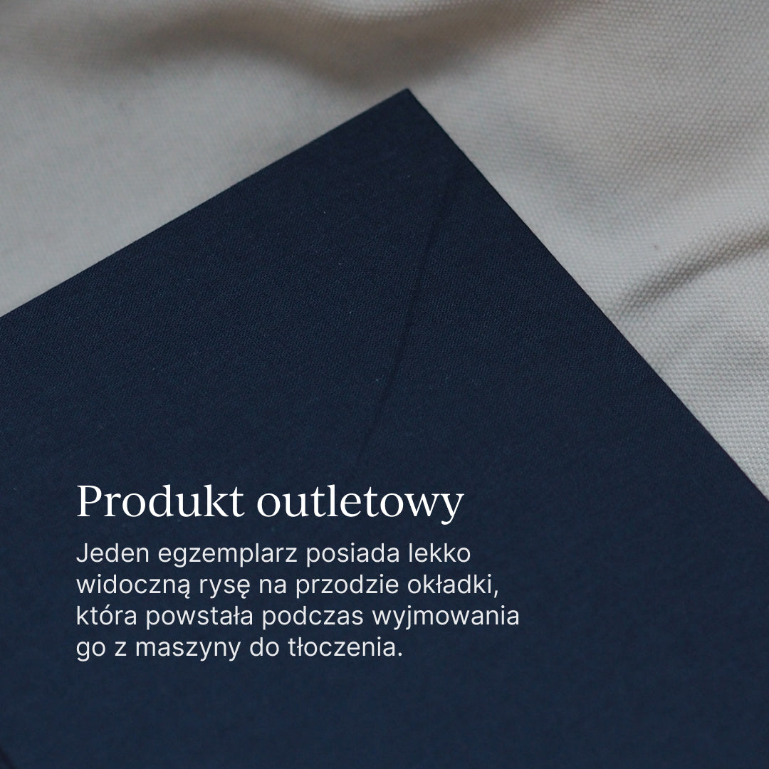 Kalendarz dzienny 2026 - NAVY BLUE