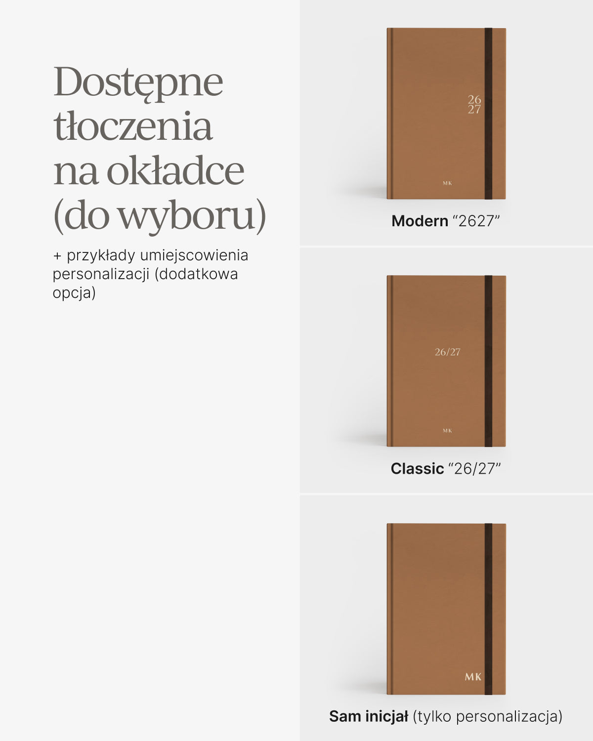 Kalendarz dzienny od września 2026/2027 - RUSSET BROWN (przedsprzedaż)