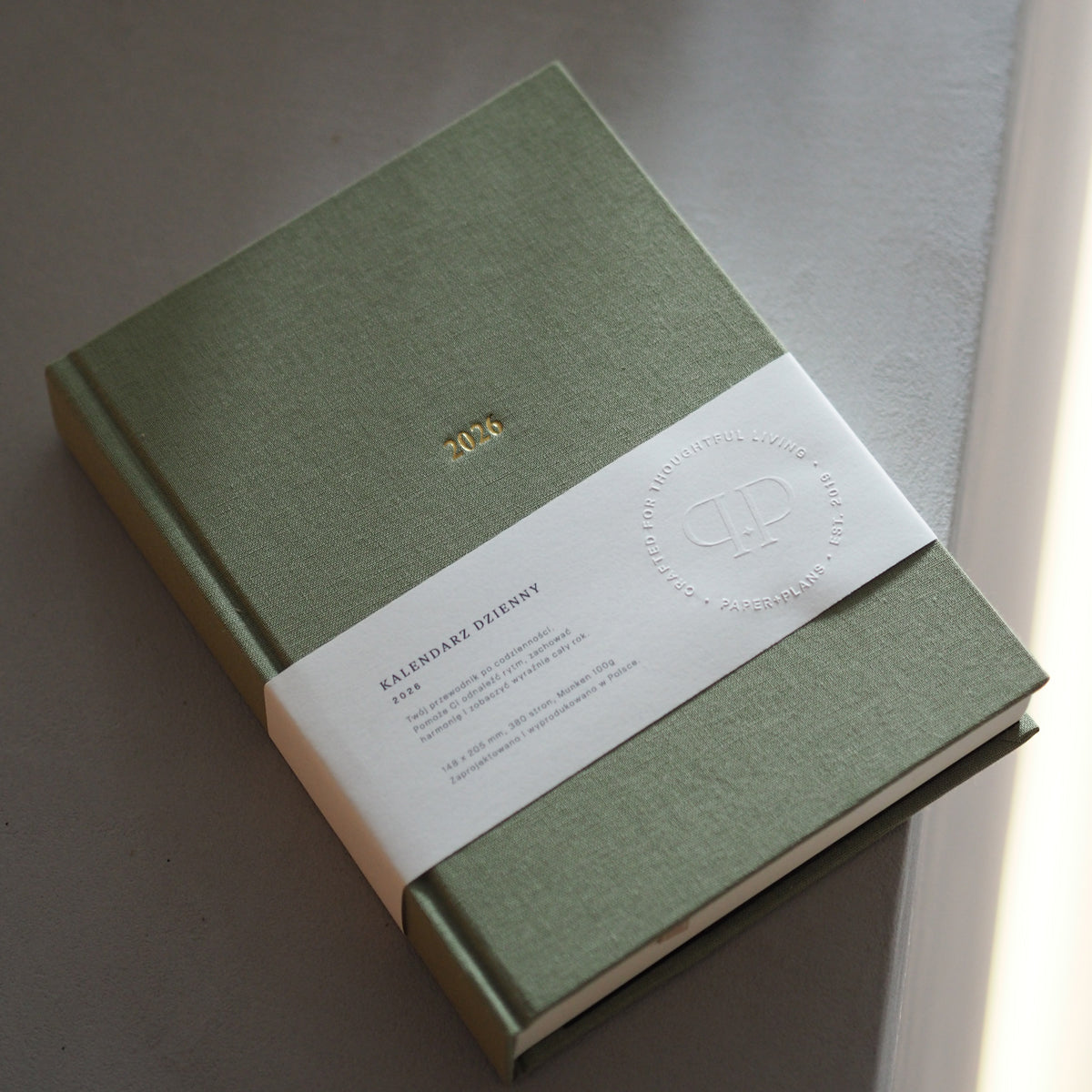 Kalendarz dzienny 2026 - MATCHA LATTE