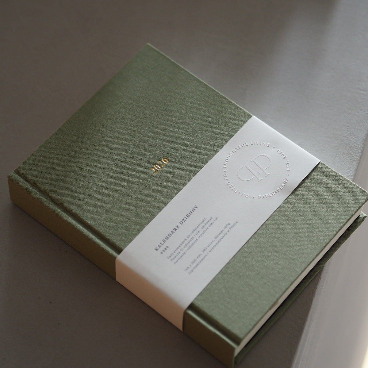 Kalendarz dzienny 2026 - MATCHA LATTE