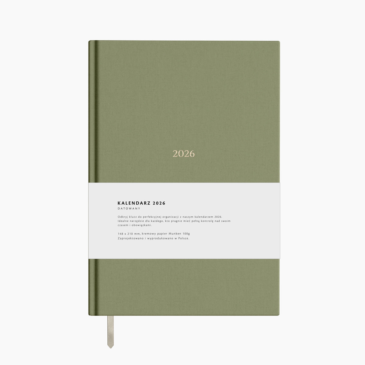 Kalendarz dzienny 2026 - MATCHA LATTE