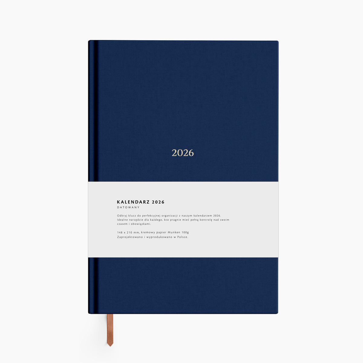 Kalendarz tygodniowy 2026 - NAVY BLUE