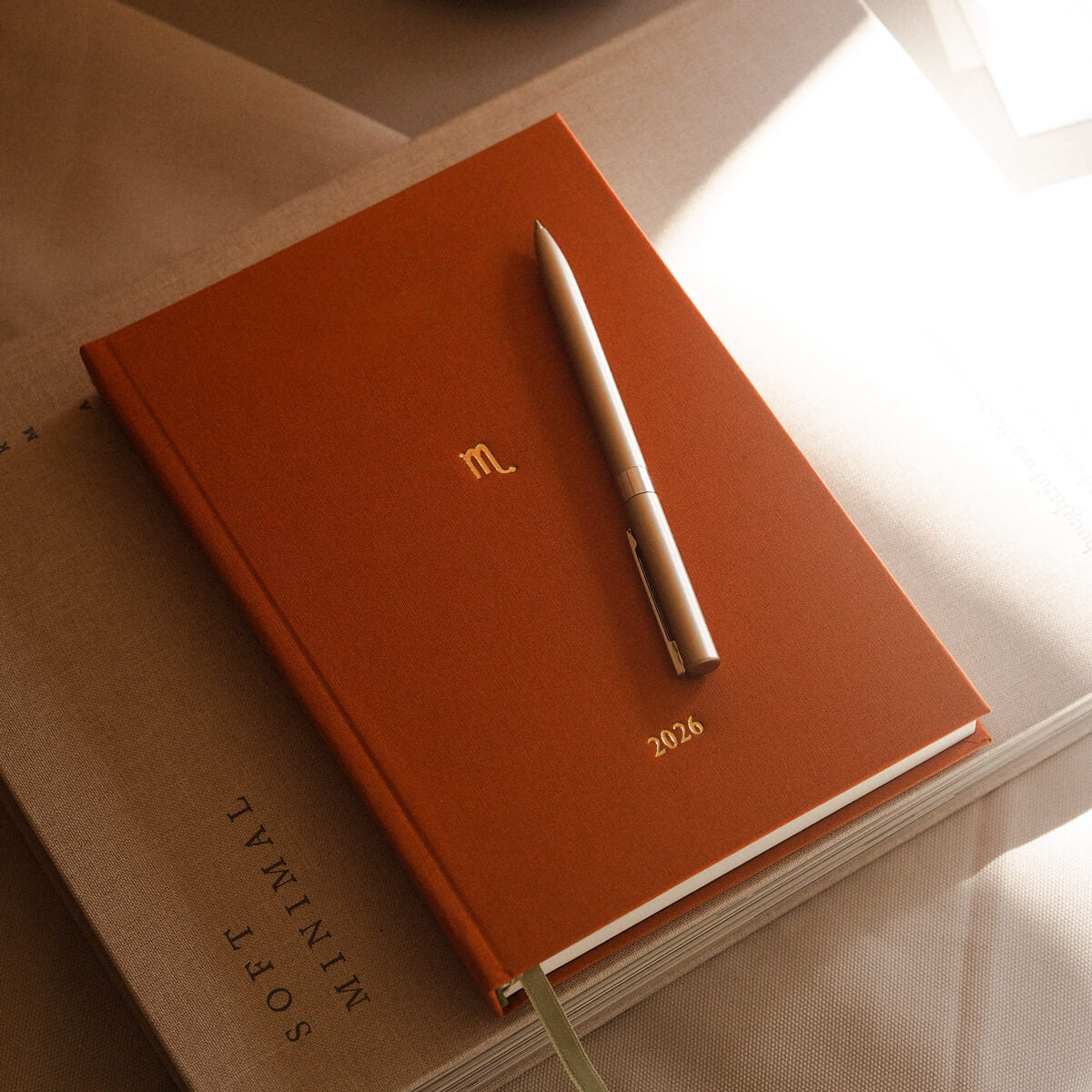 Kalendarz tygodniowy 2026 - RUST ORANGE