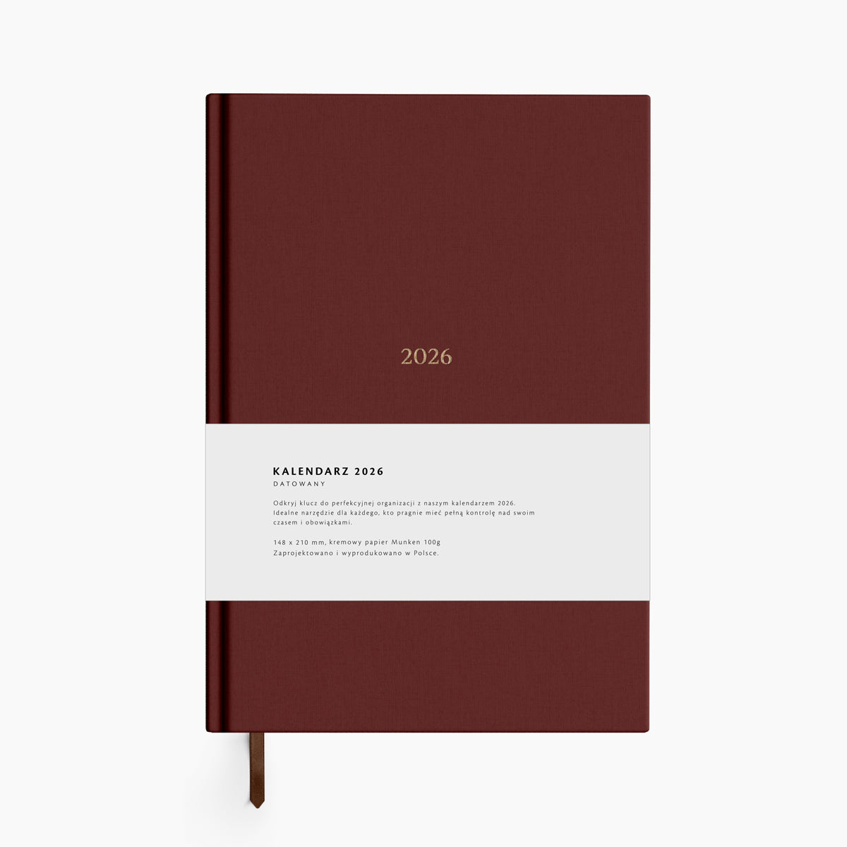 Kalendarz tygodniowy 2026 - RED VELVET (całkowicie wyprzedany)