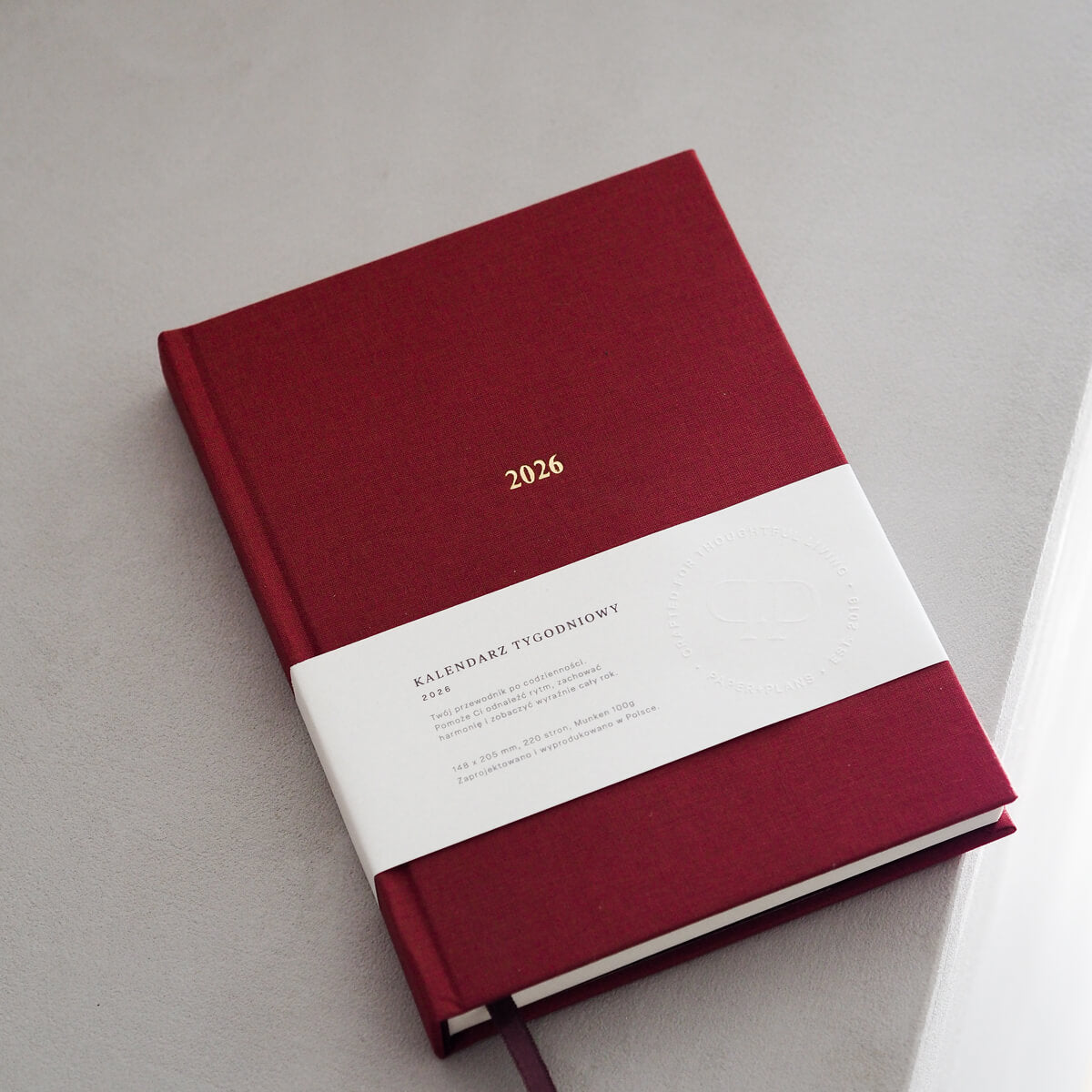 Kalendarz tygodniowy 2026 - RED VELVET