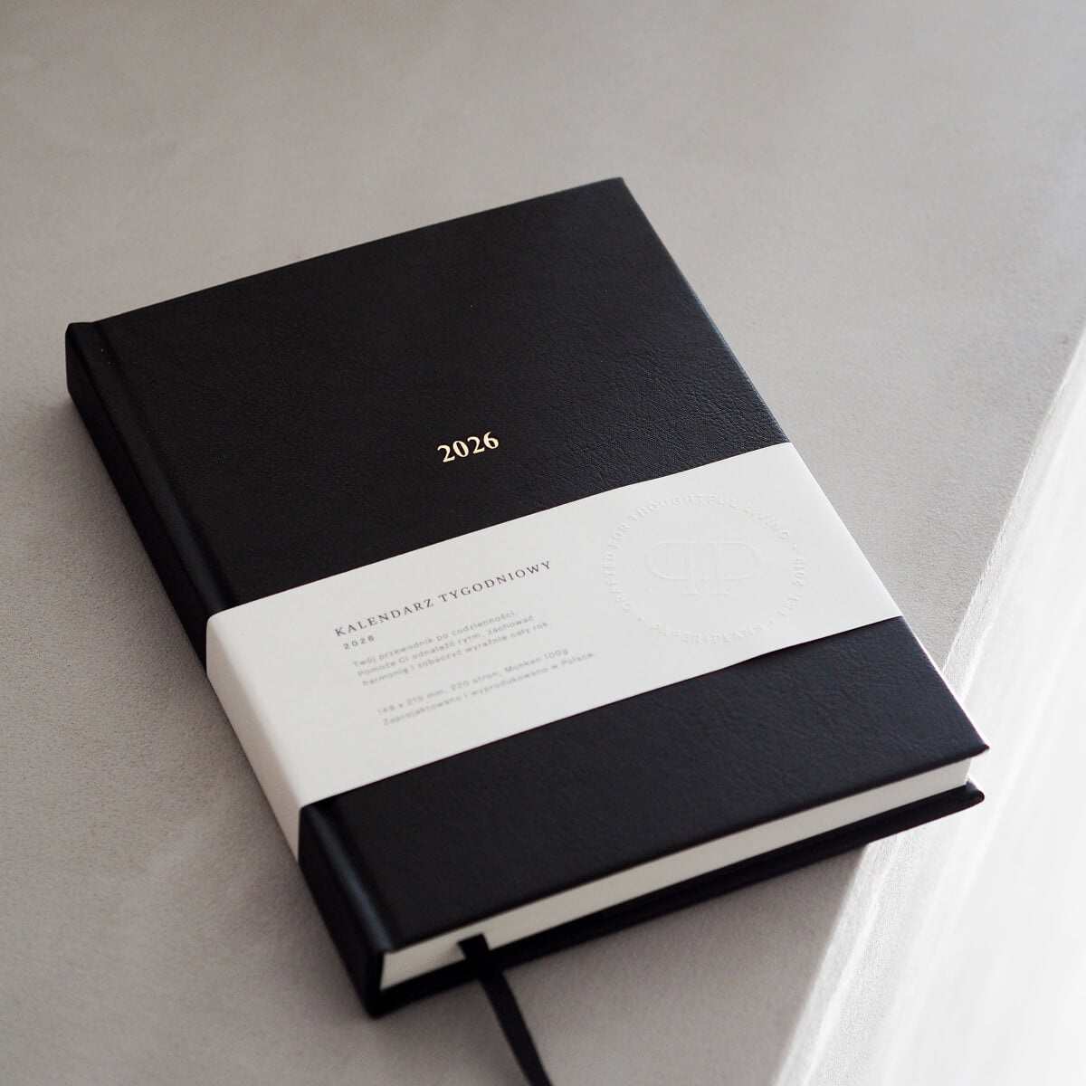 Kalendarz tygodniowy 2026 - CLASSY BLACK