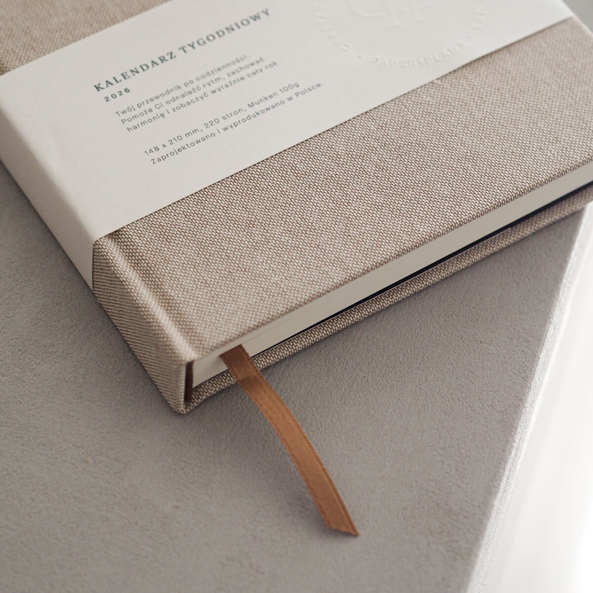 Kalendarz tygodniowy 2026 - WARM LINEN