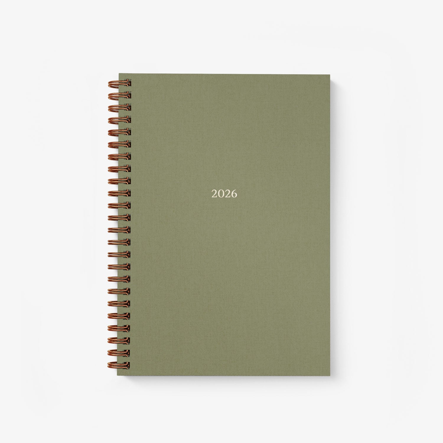 Kalendarz tygodniowy na spirali 2026 - MATCHA LATTE