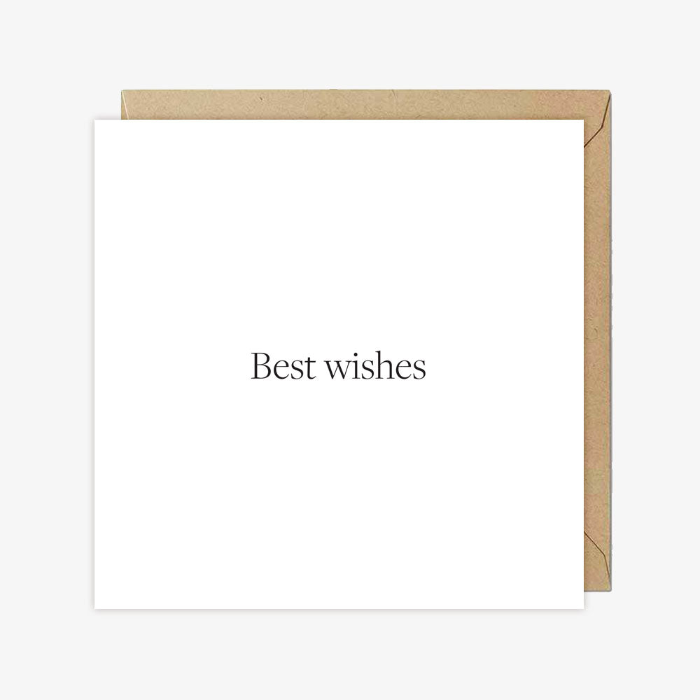 Kartka okolicznościowa z napisem Best wishes