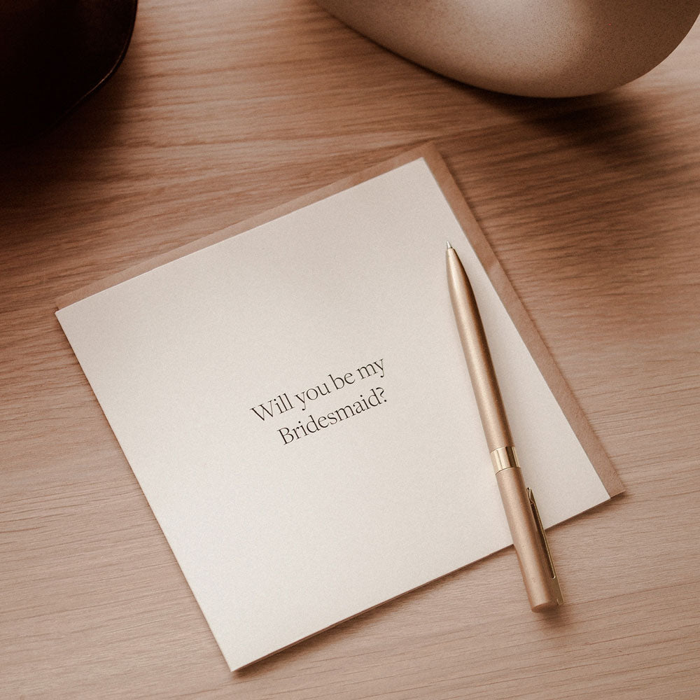 Kartka dla świadkowej Will you be my Bridesmaid?