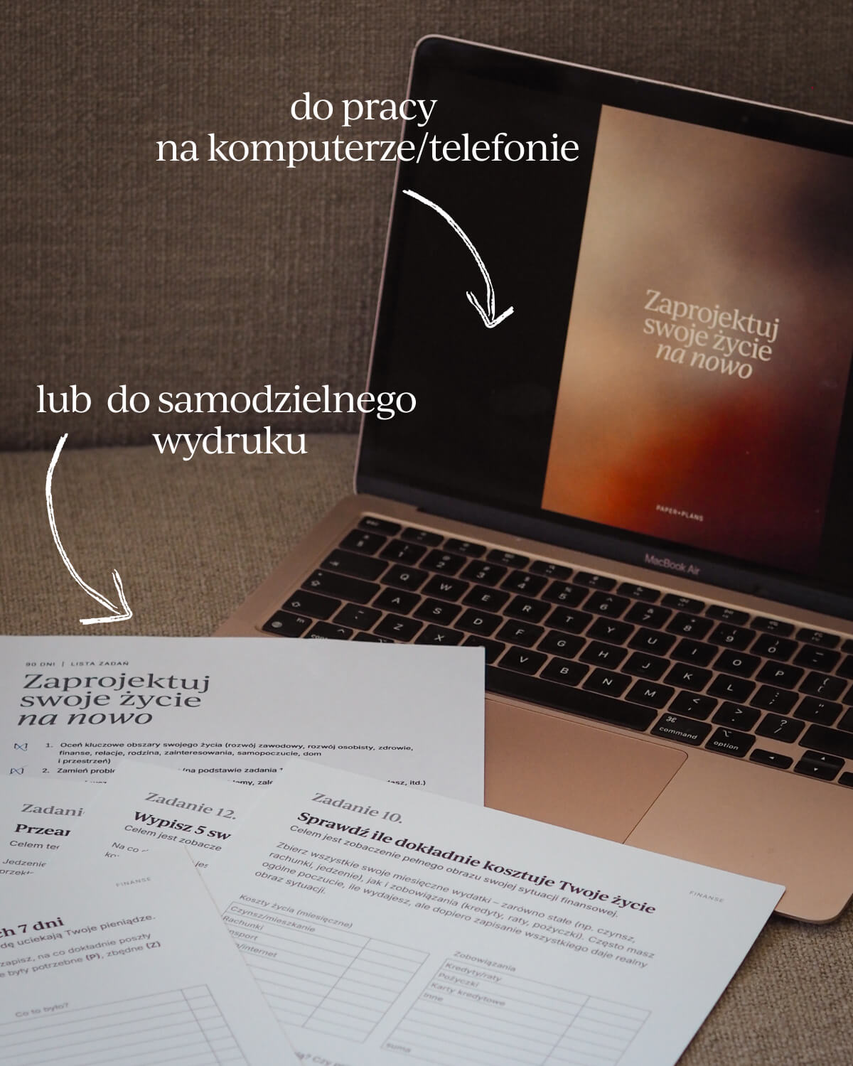 KARTY PRACY: 90 dni zmiany "Zaprojektuj swoje życie na nowo" (PDF)
