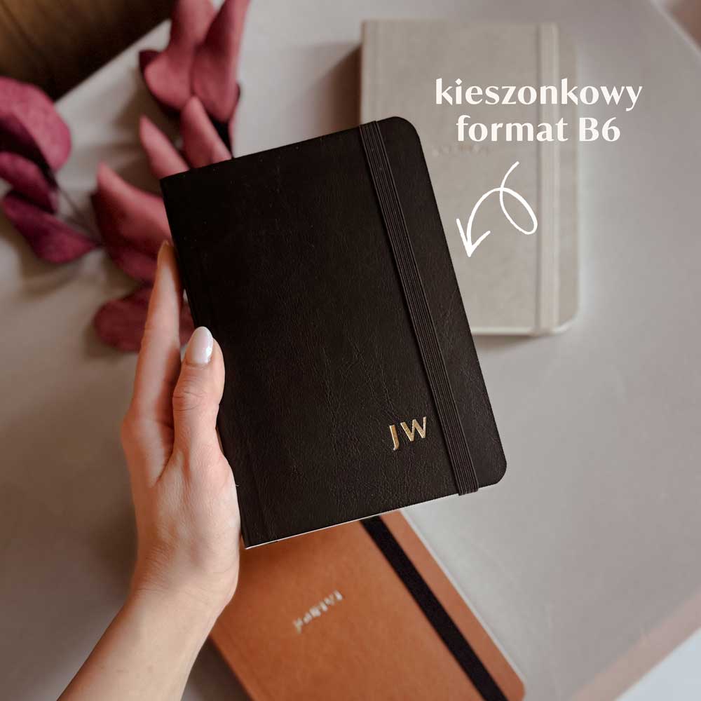 Notes w linie B6 - WILD BLACK