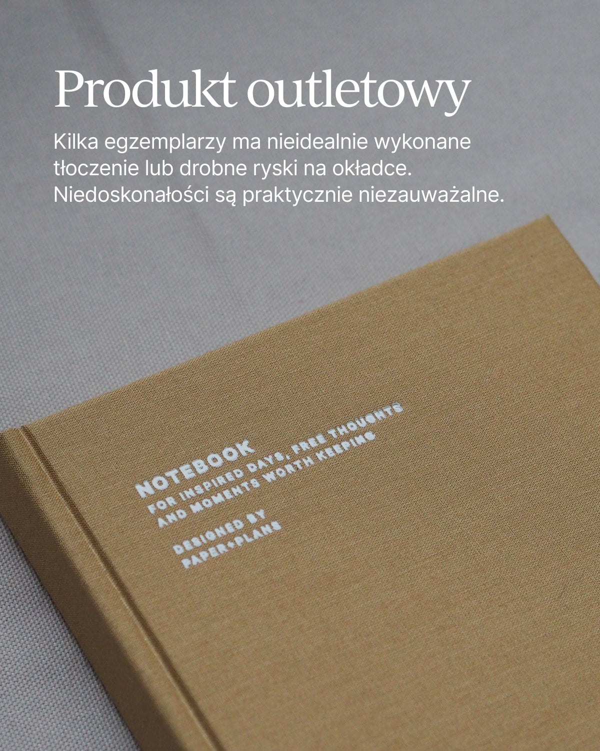 OUTLET - Notes w twardej oprawie A5 | MILK & HONEY (mała niedoskonałość)