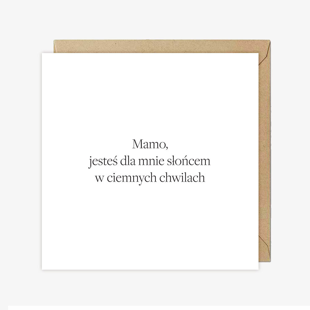 Kartka z okazji Dnia Mamy