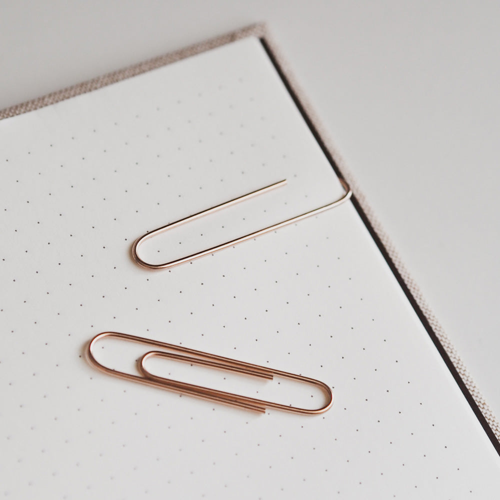 Spinacze rose gold