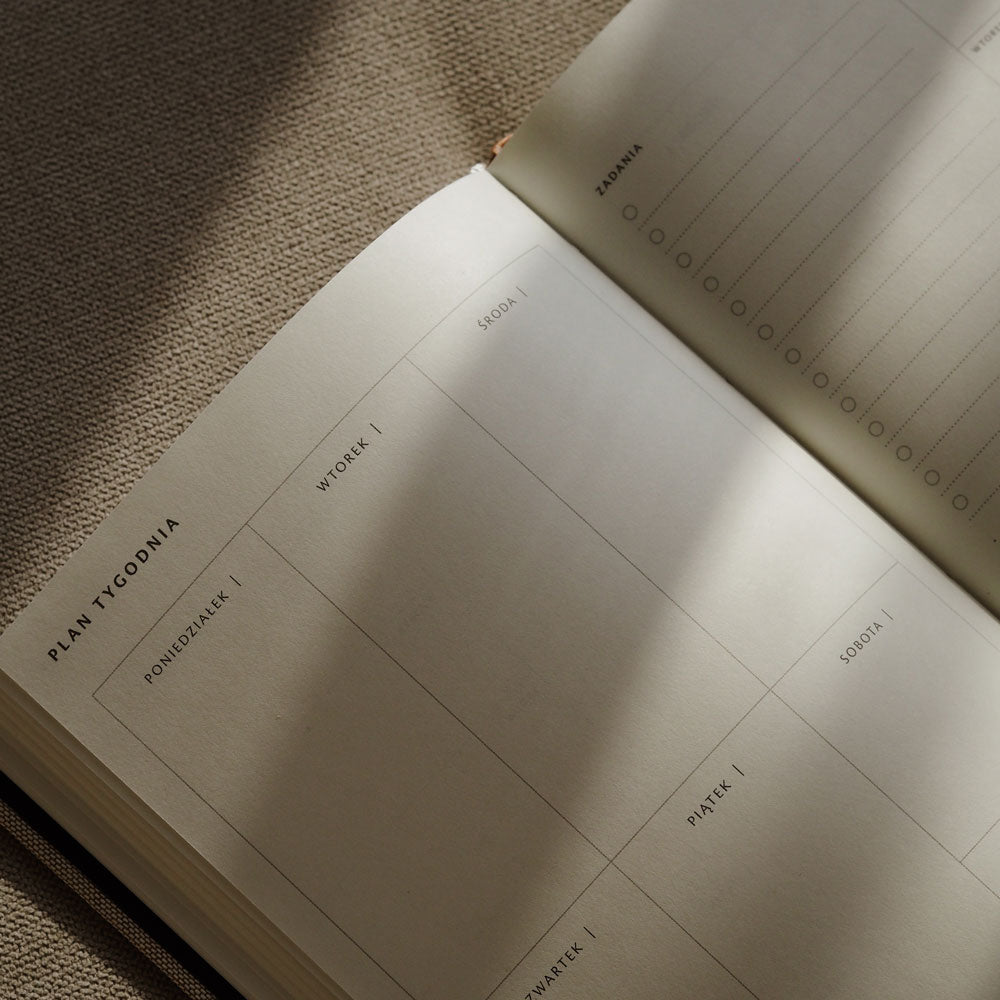 Planer tygodniowy bez dat – widok na tygodniowy przegląd zadań