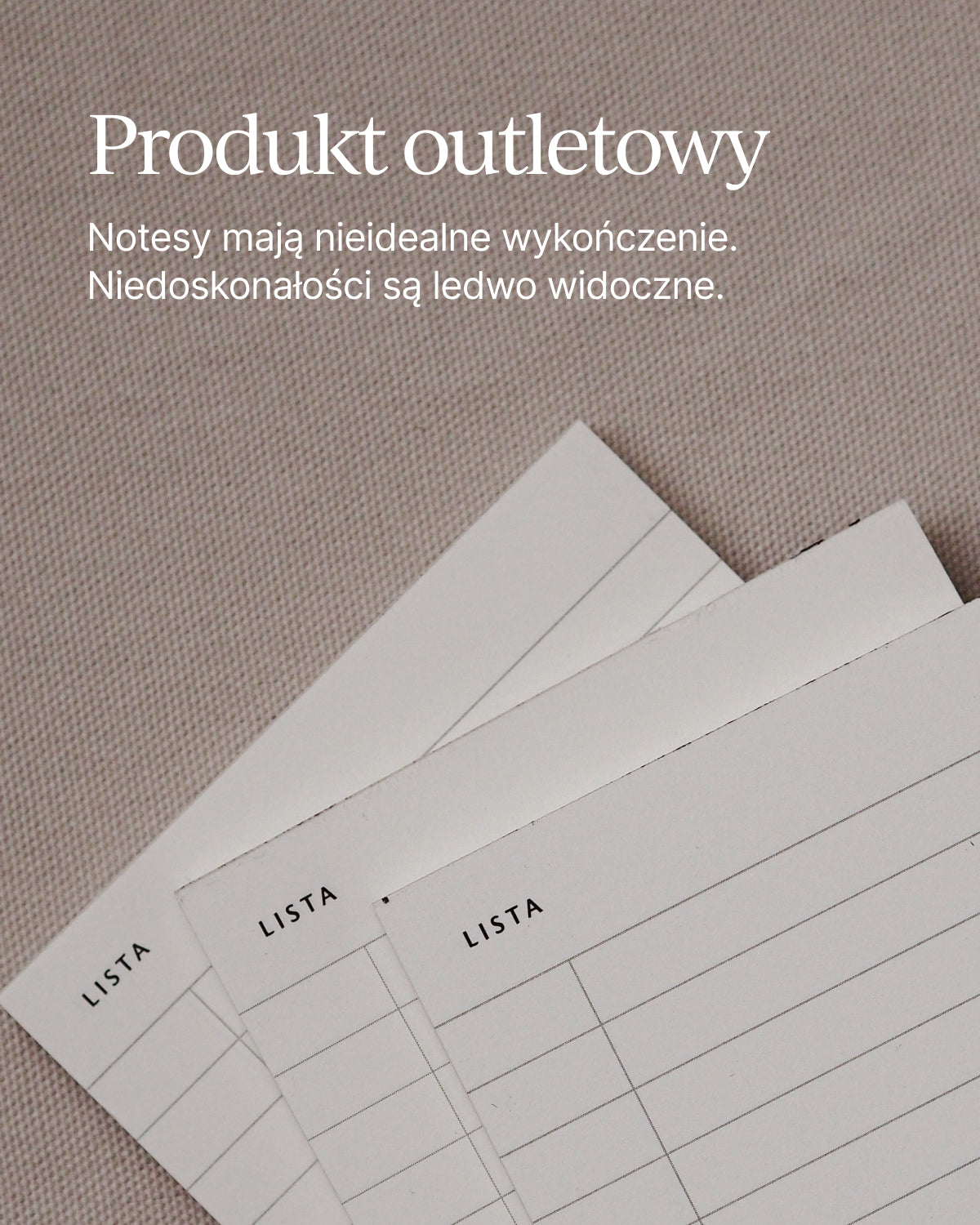OUTLET - Uniwersalny notes SIMPLE