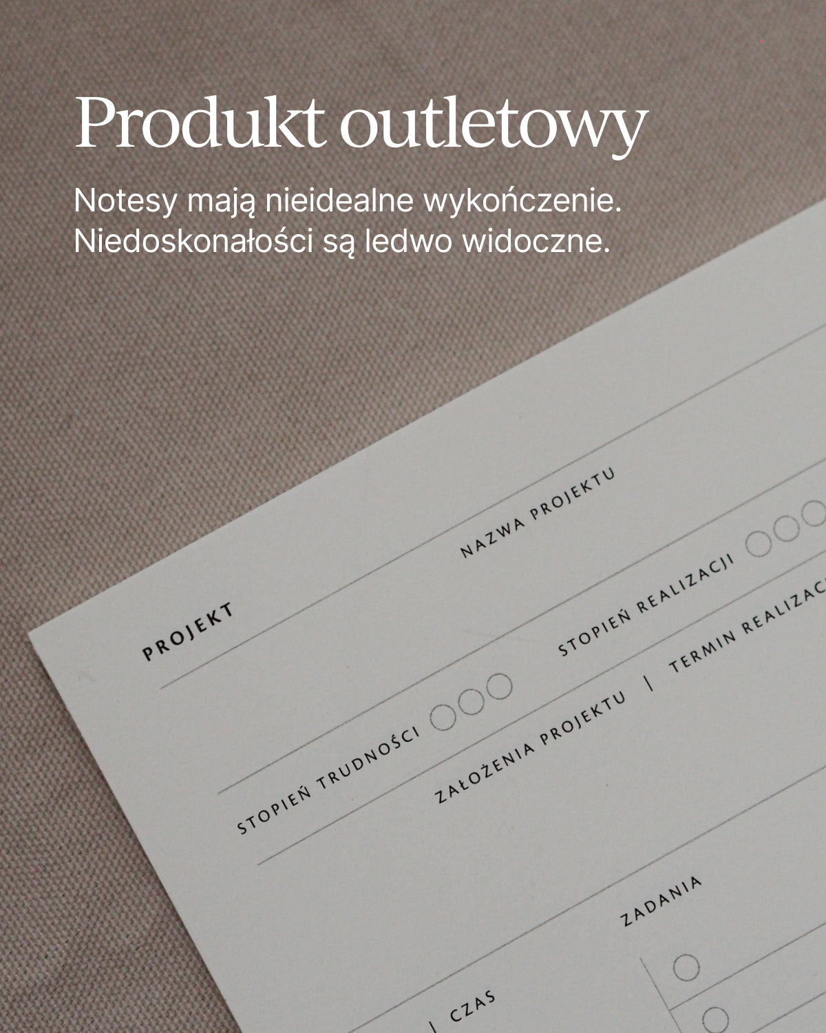 OUTLET - Projekt planer A4 SIMPLE