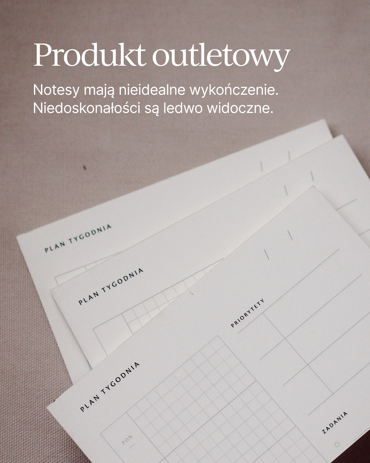 OUTLET - Plan tygodnia A5 SIMPLE