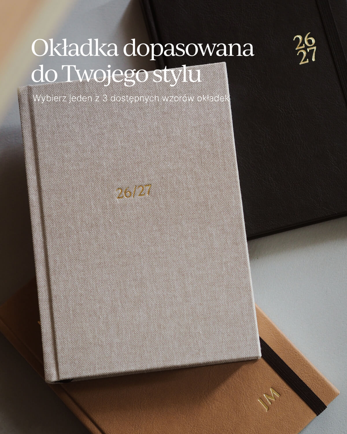 Kalendarz dzienny od września 2026/2027 - DUST PINK (przedsprzedaż)