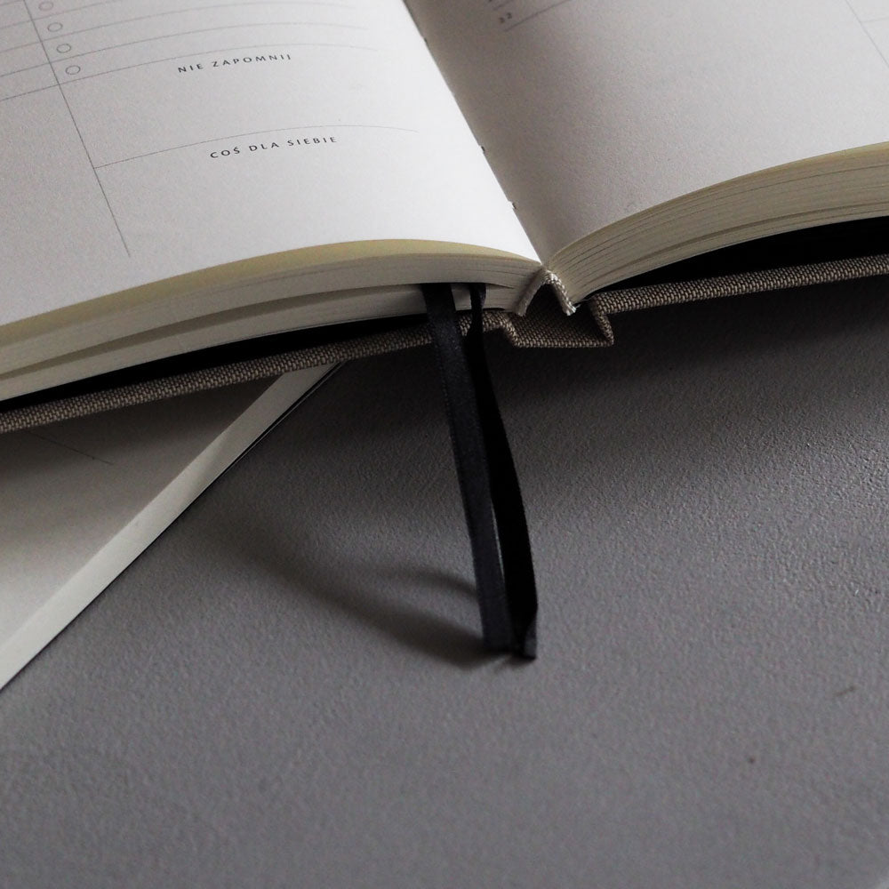 Planer tygodniowy ALL BLACK