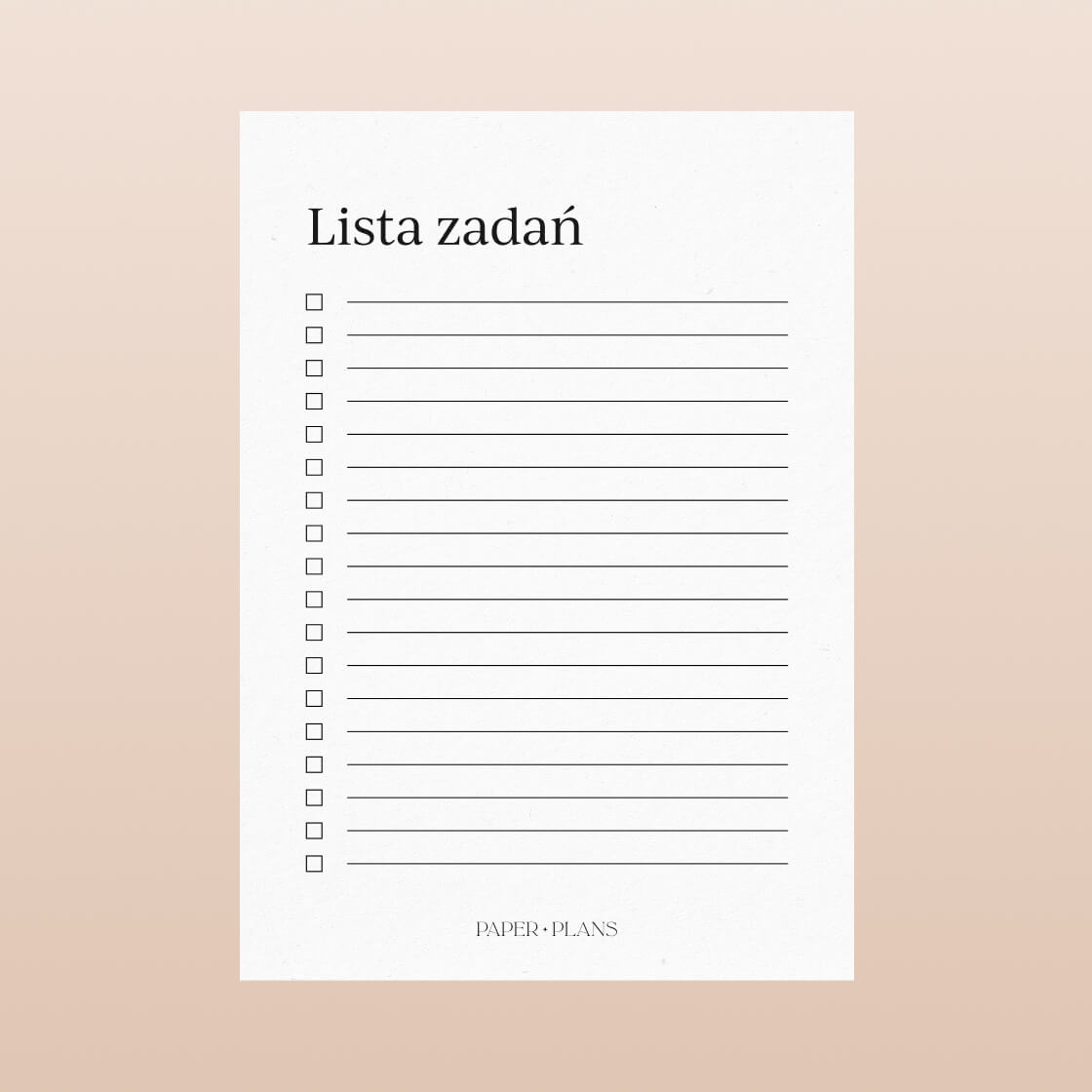 90-dniowe wyzwanie: LISTA ZADAŃ (PDF)