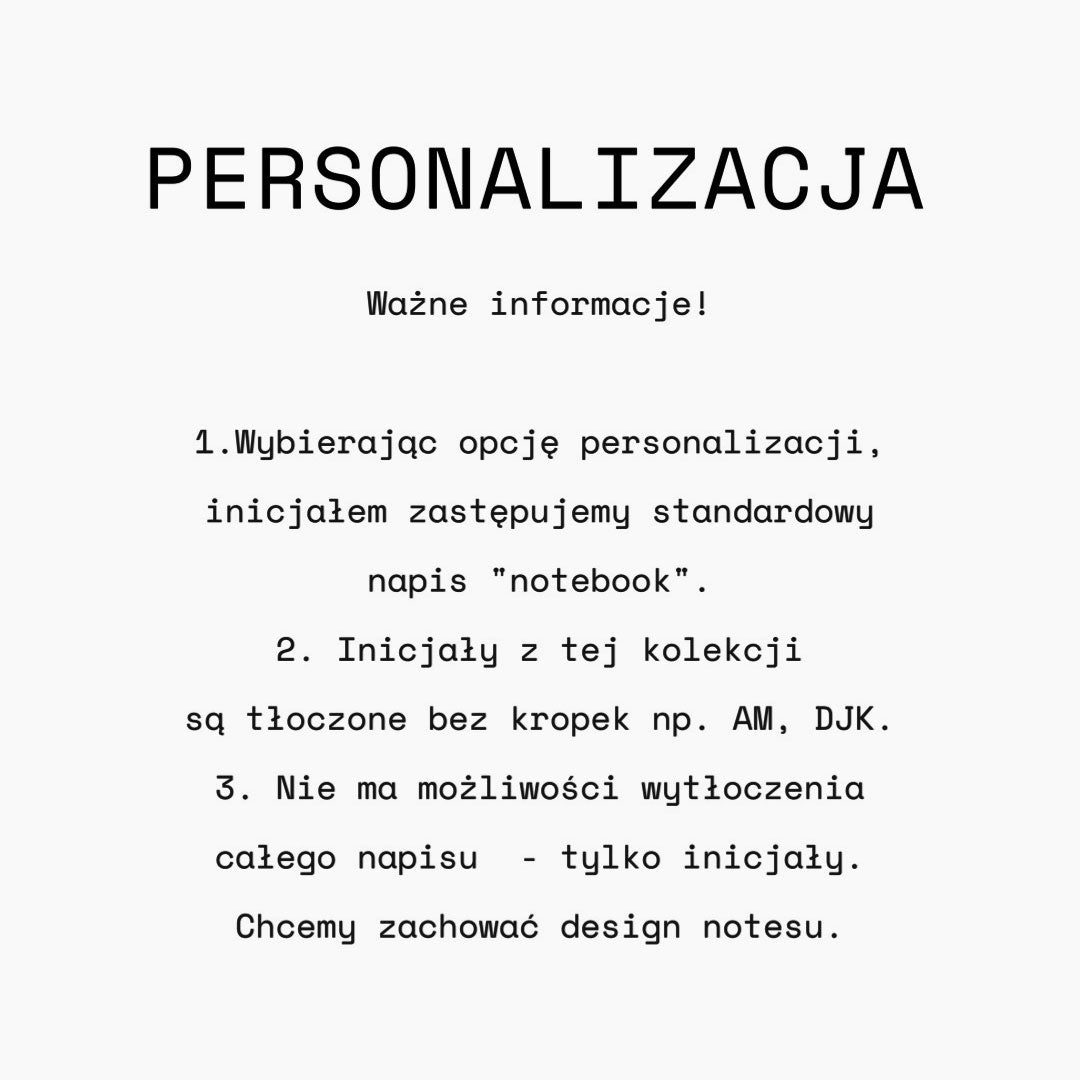 Personalizacja notesów