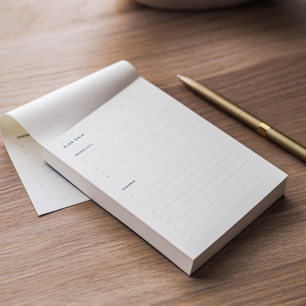 Plan dnia notes A6