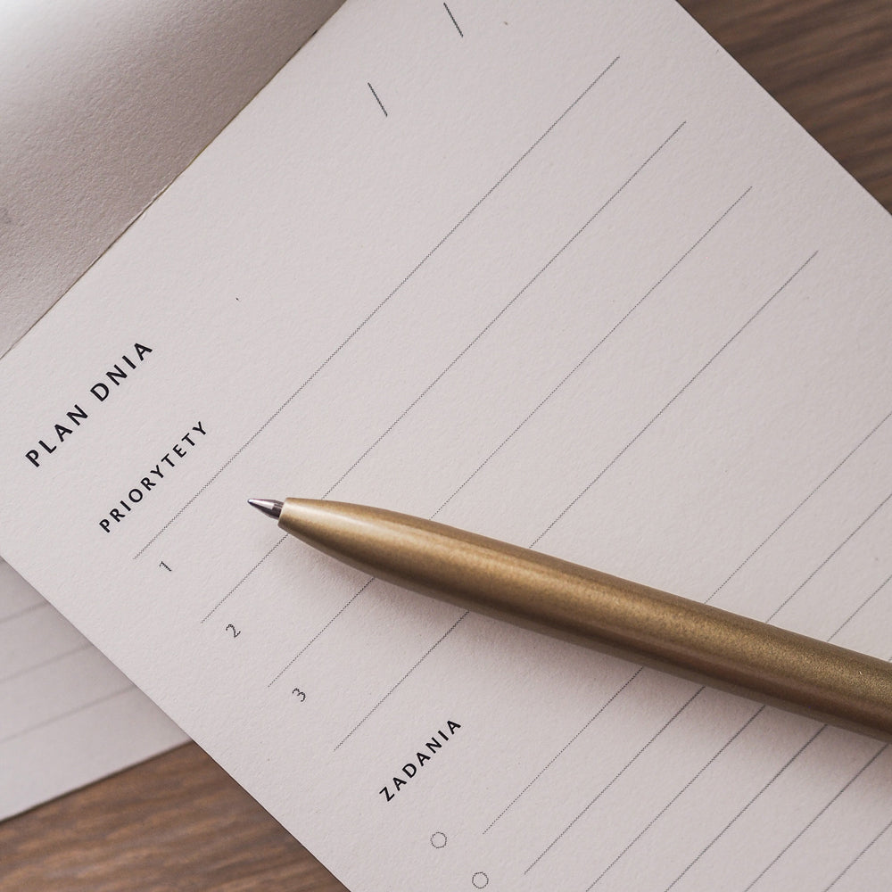 Plan dnia notes A6