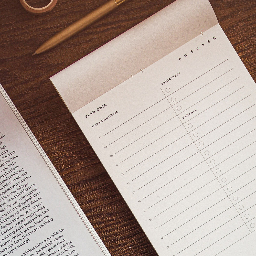 Planner dzienny Plan Dnia