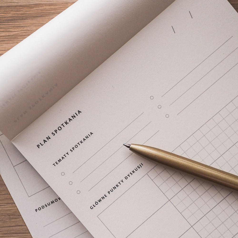 Agenda spotkania biznes planer