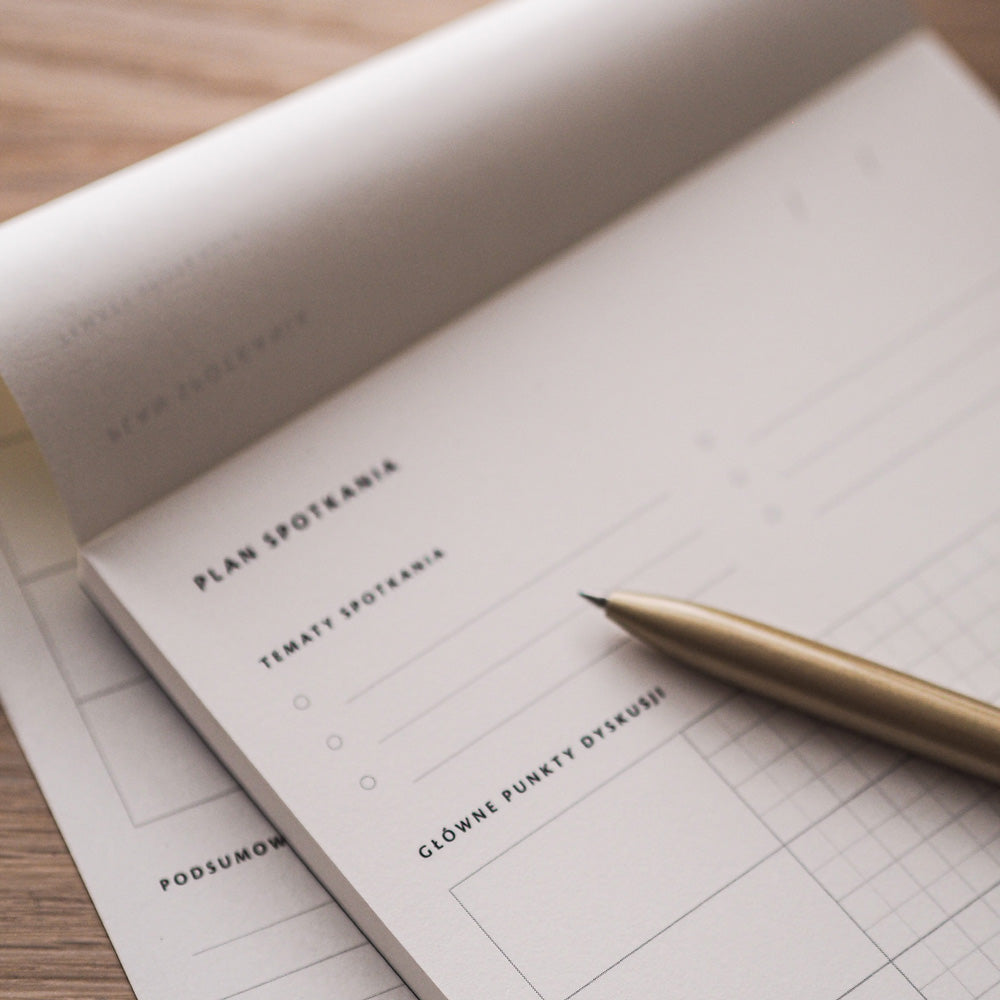 Agenda spotkania biznes planer