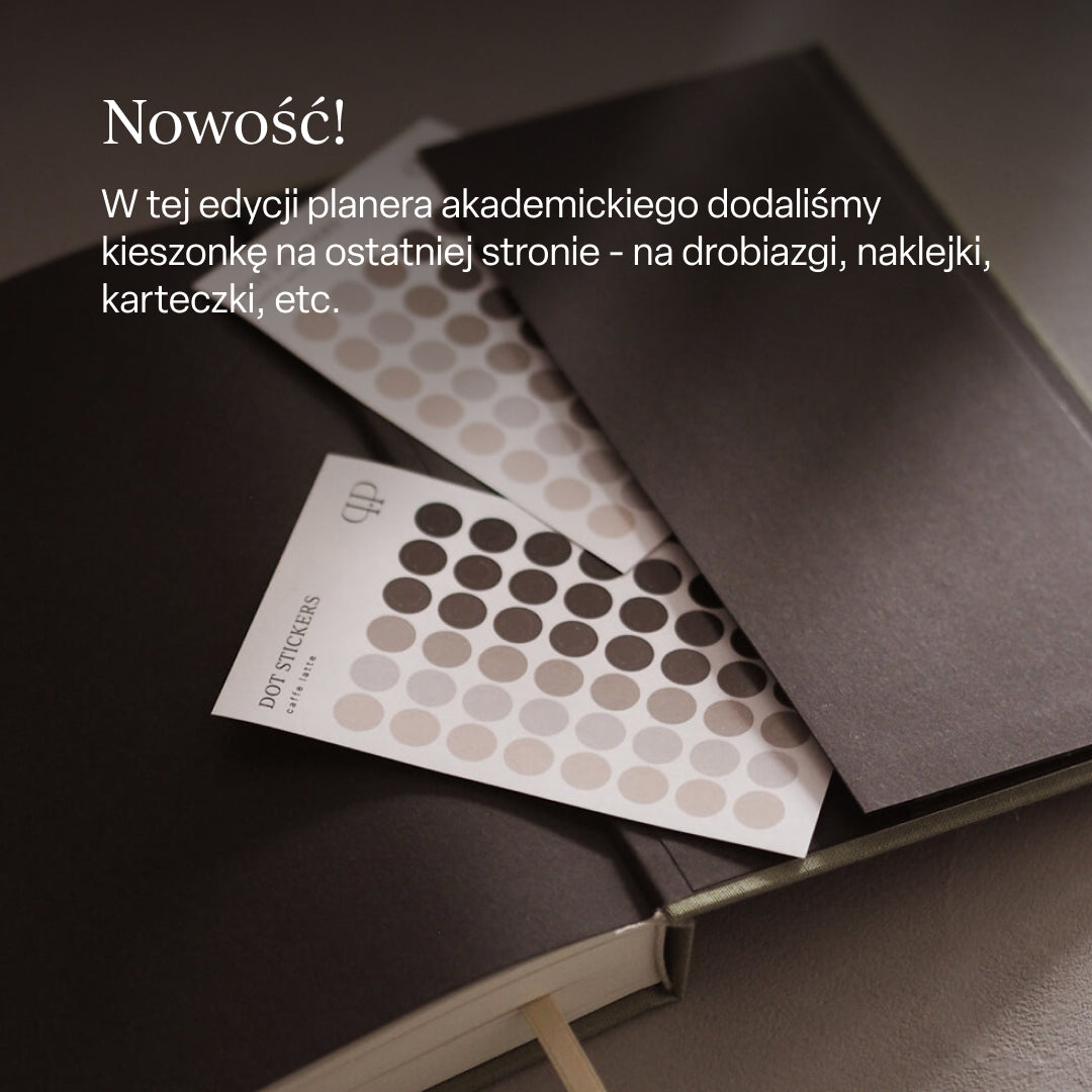 Kalendarz akademicki 2025/2026 - CLASSY BLACK (całkowicie wyprzedany)