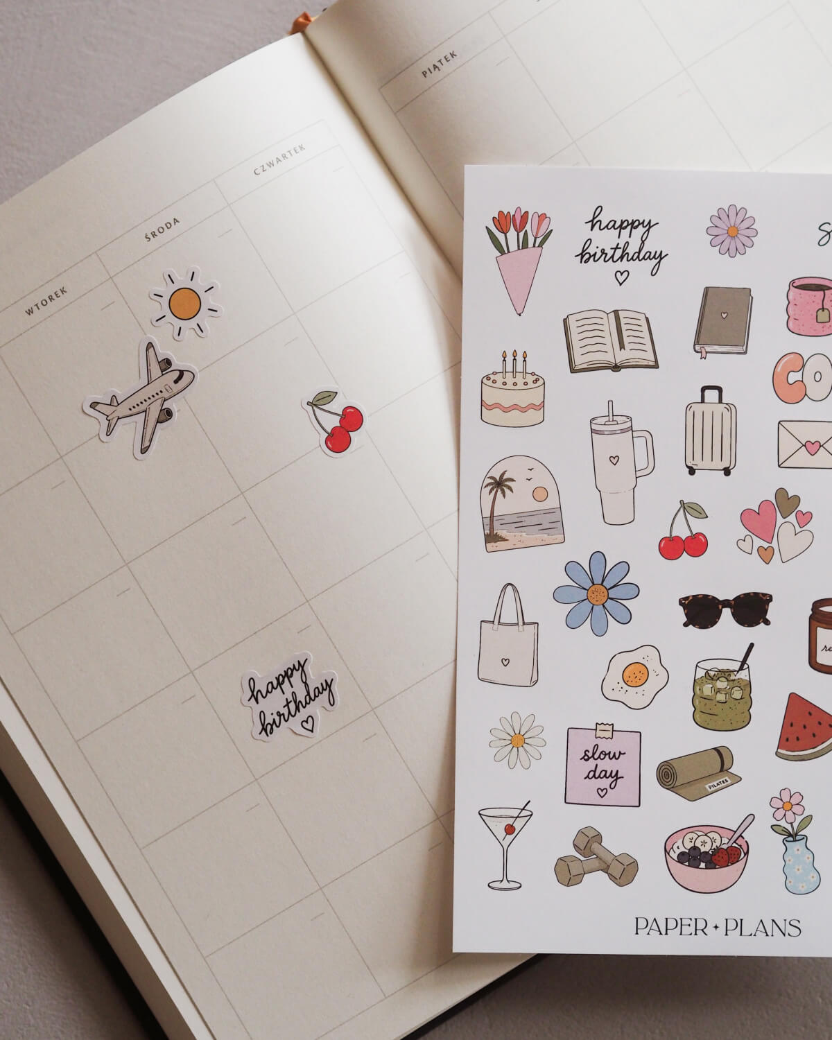 Naklejki do planowania PLANNER DOODLES