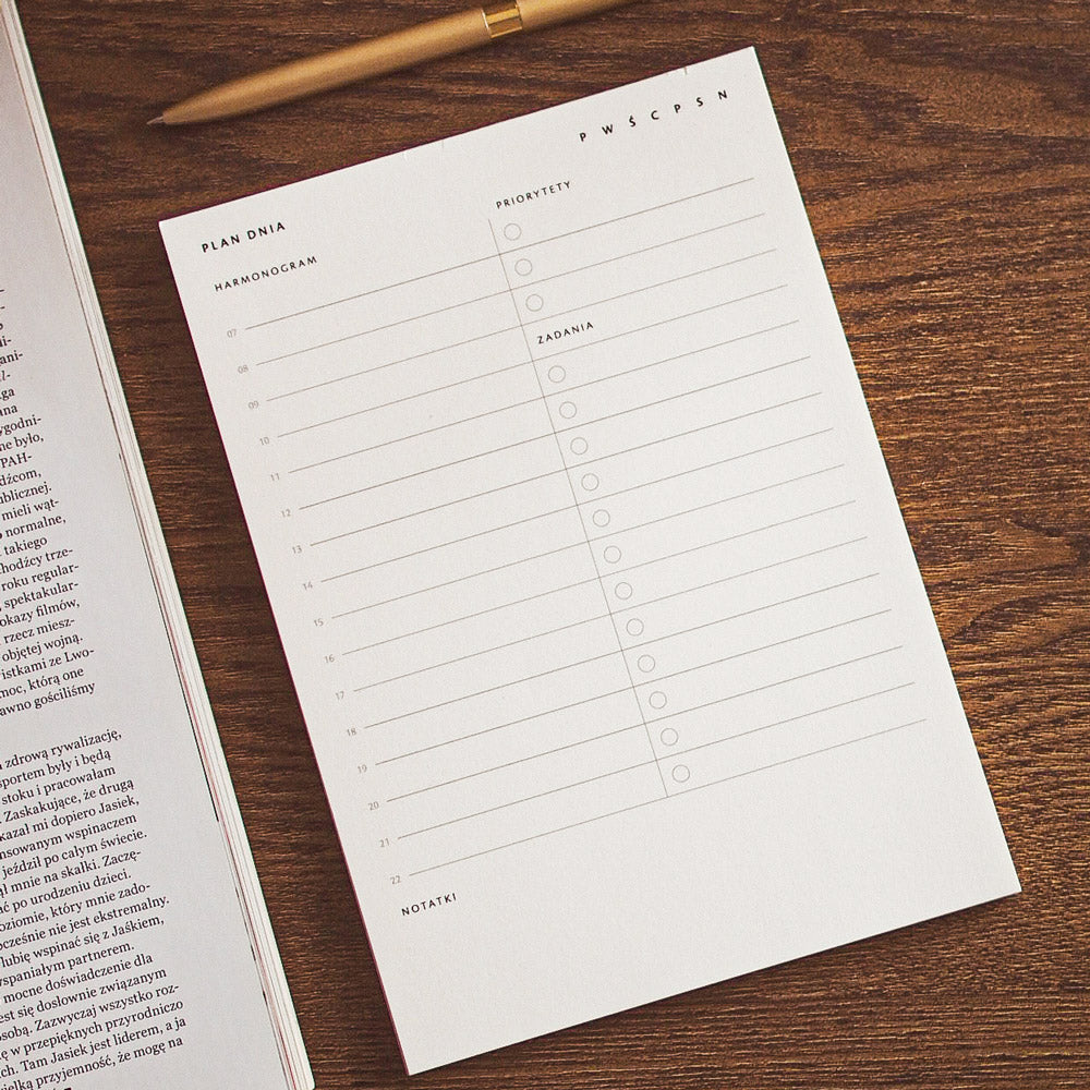 Najlepszy planer dzienny Plan Dnia