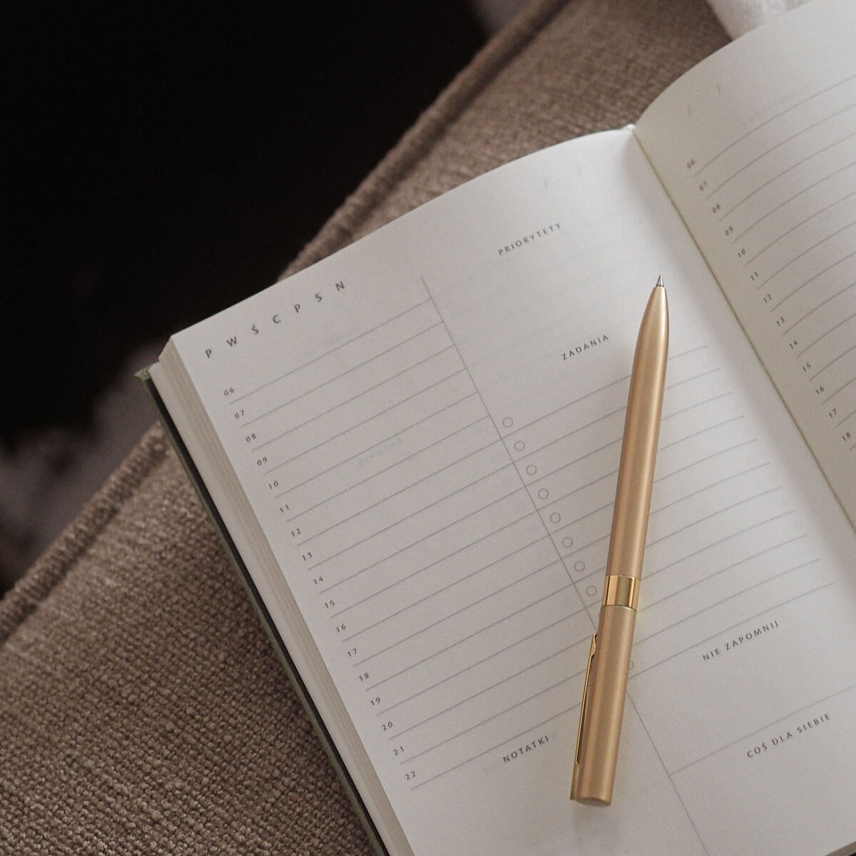 Planer dzienny MATCHA LATTE