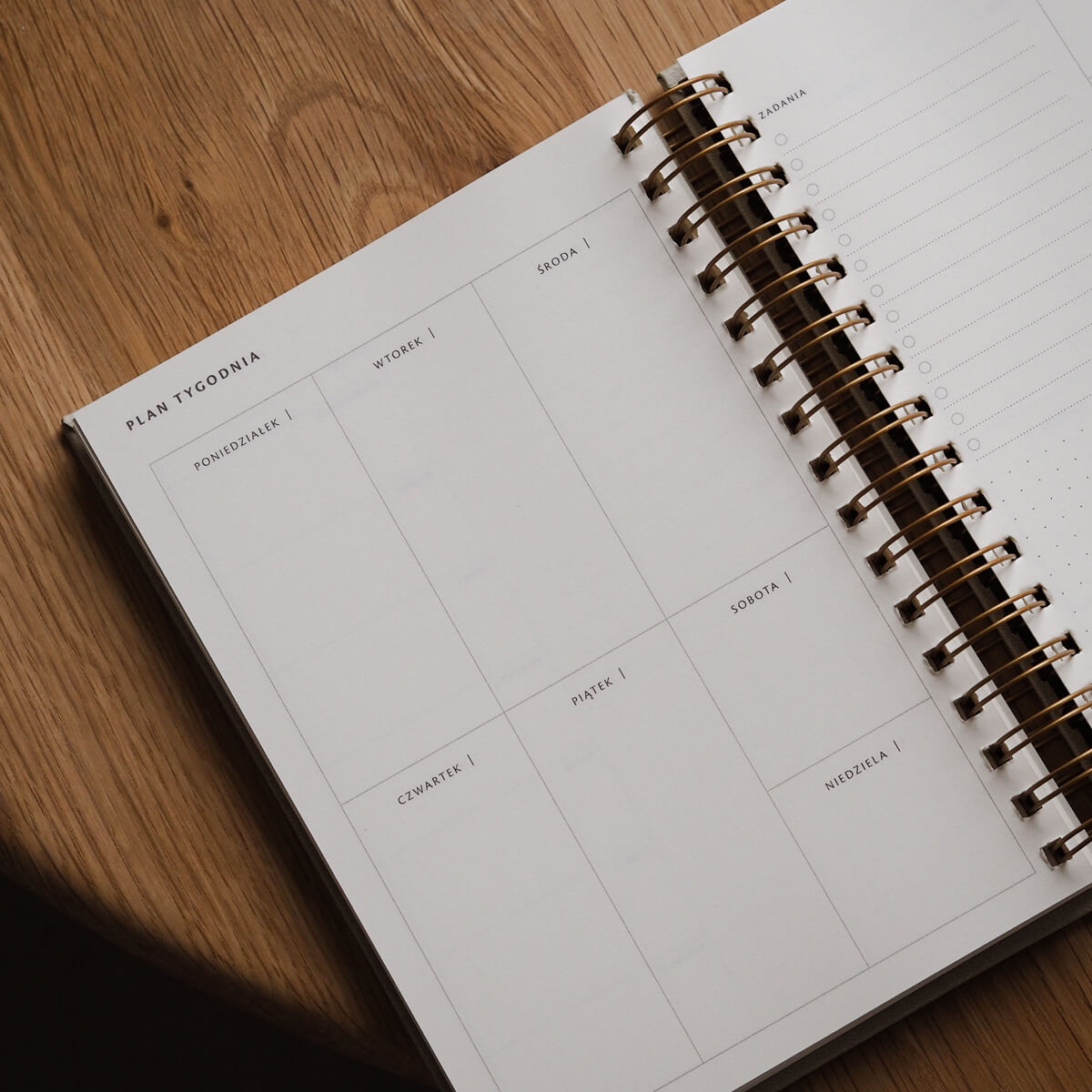 Twój plan tygodnia w zasięgu wzroku w planerze tygodniowym na kole