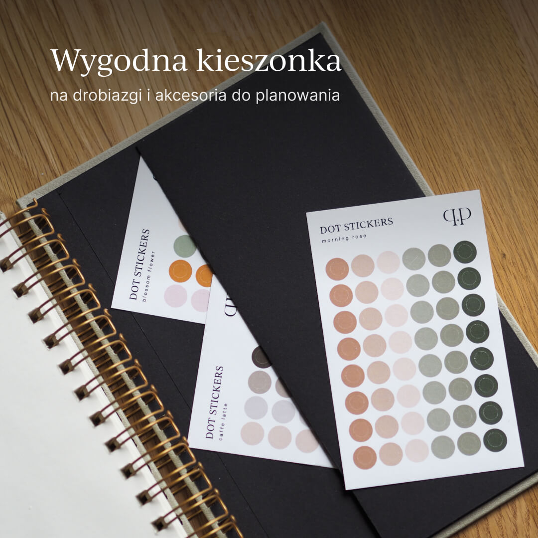 Naklejki do planera jako dodatek do planera na spirali