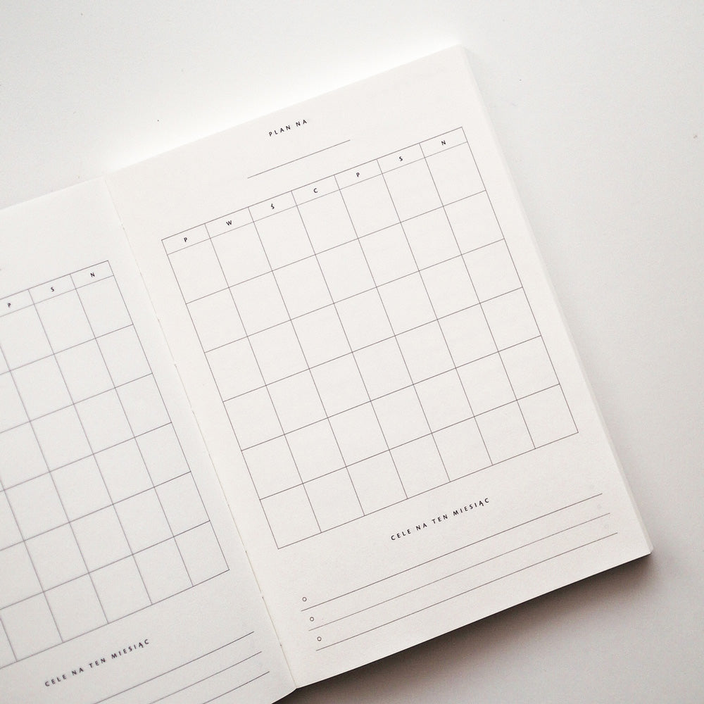 Planer tygodniowy notes