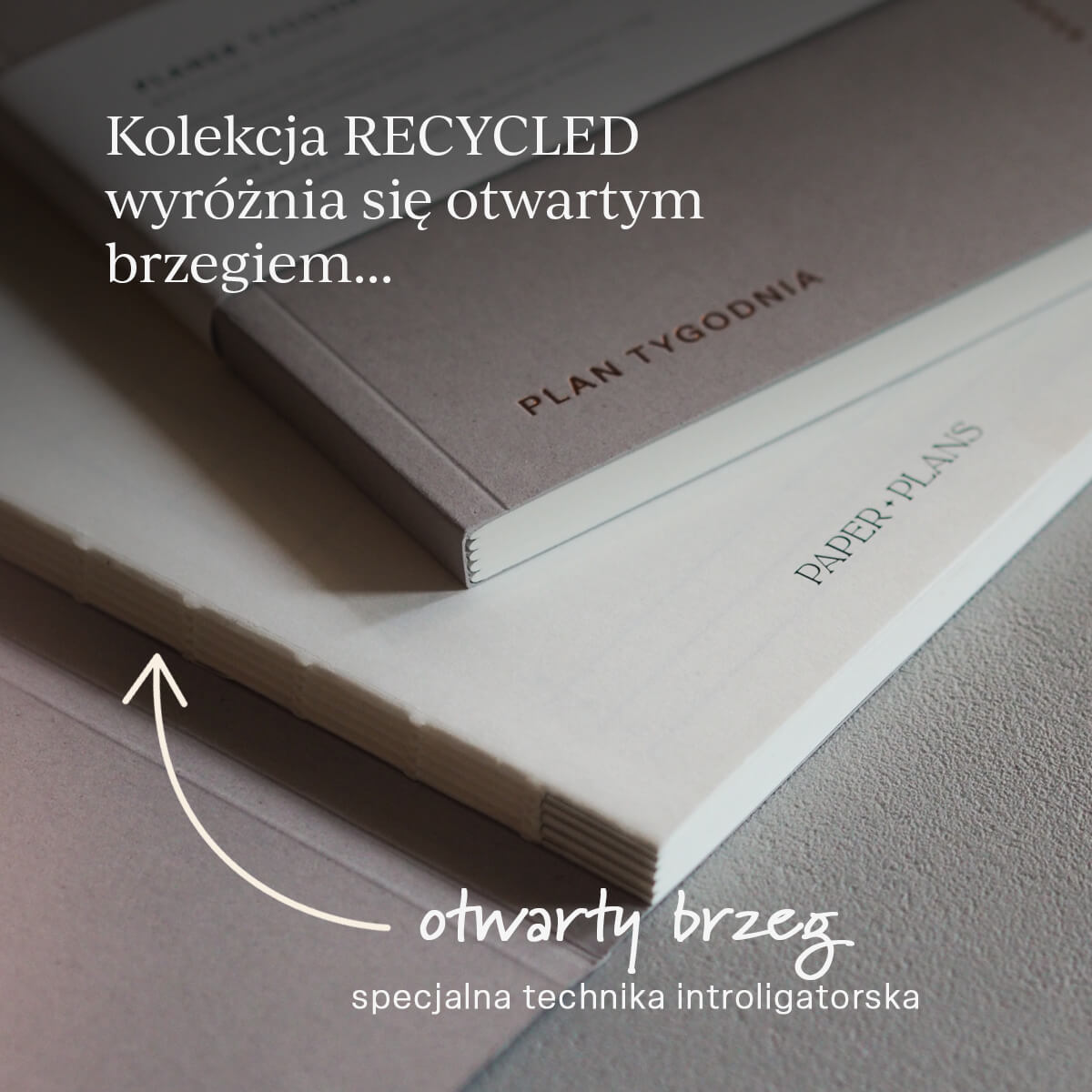 Planer szyty metodą otwartego grzbietu – otwiera się na płasko